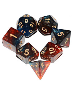 Conjunto de Dados Galaxy QiAN SiMAi 7 Piezas Azul Rojo