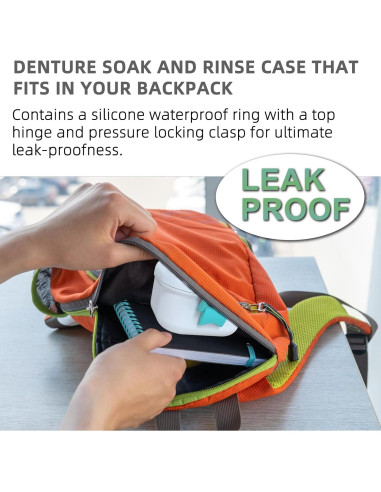 Taza para Dentaduras ARGOMAX a Prueba de Fugas 220 ml