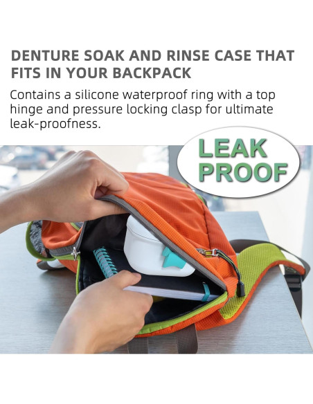 Taza para Dentaduras ARGOMAX a Prueba de Fugas 220 ml