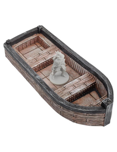 Miniatura Barco DND CZYY Pintada a Mano 28mm para RPG