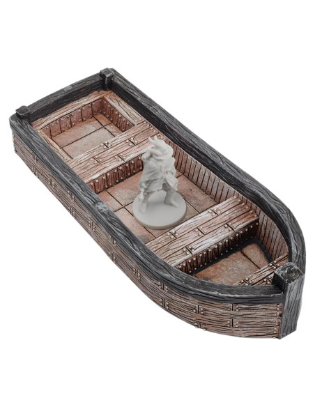 Miniatura Barco DND CZYY Pintada a Mano 28mm para RPG