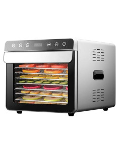 Deshidratador de Alimentos Hakka 8 Bandejas Acero Inoxidable 700W