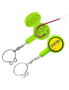 HOOK-EZE Herramienta para Atar Nudos de Pesca Verde