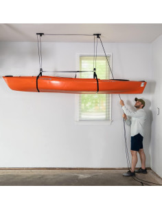 Sistema de polea para kayak StoreYourBoard, 68 kg, fácil instalación 2