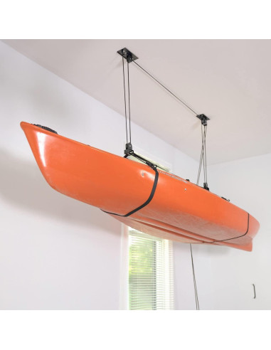 Sistema de polea para kayak StoreYourBoard, 68 kg, fácil instalación