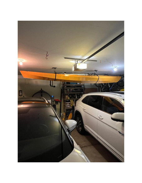 Sistema de polea para kayak StoreYourBoard, 68 kg, fácil instalación