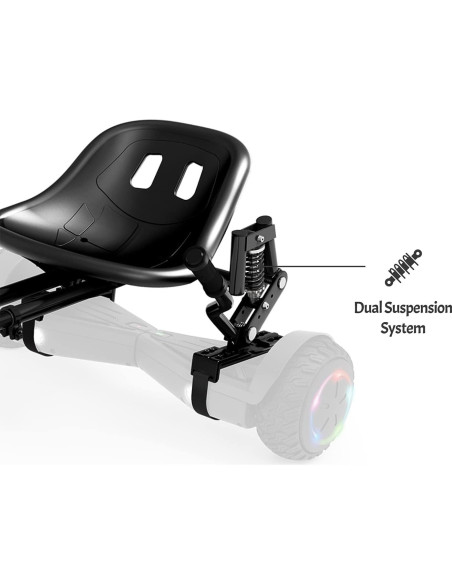 Jetson JetKart 2.0 Accesorio para Hoverboard, Asiento Ajustable