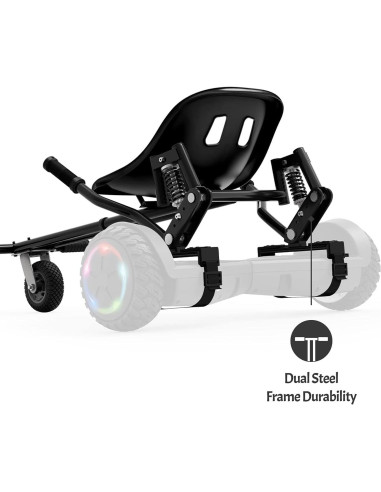 Jetson JetKart 2.0 Accesorio para Hoverboard, Asiento Ajustable