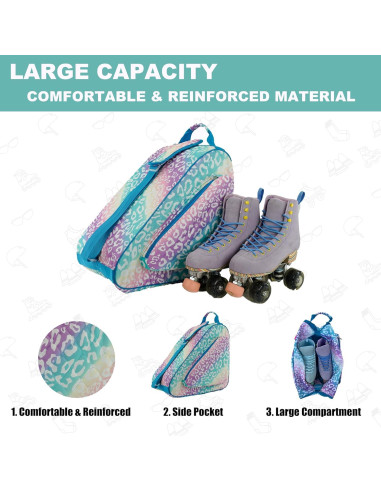 Bolsa de patinaje HEXIFUL Hxfskb 20L Impermeable Unisex