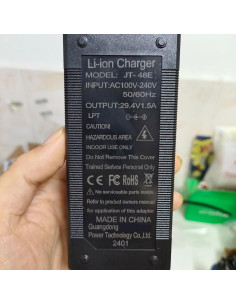 Cargador Rápido HERISKEER 29.4V para Scooter 25.2V/24V 2