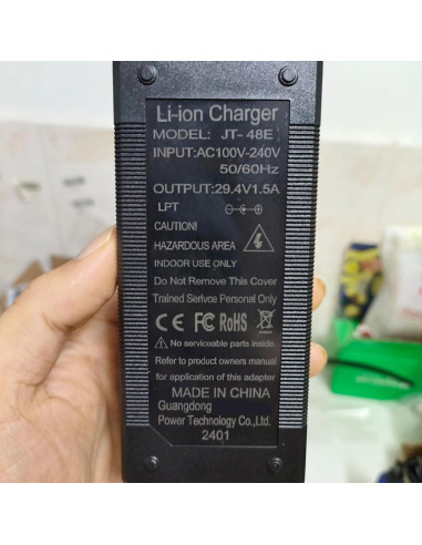 Cargador Rápido HERISKEER 29.4V para Scooter 25.2V/24V