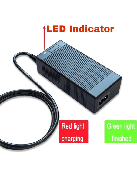 Cargador Rápido HERISKEER 29.4V para Scooter 25.2V/24V Cargador Rápido HERISKEER 29.4V para Scooter 25.2V/24V