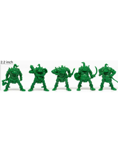 Conjunto de Mini Figuras de Acción Tehnolog - Orcos RPG 5 Pcs