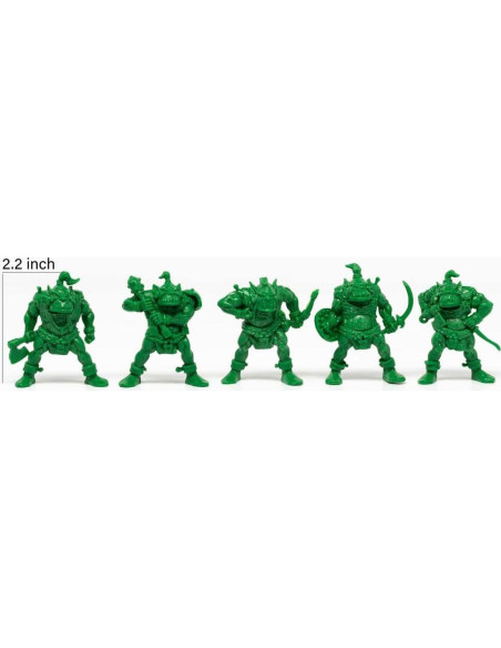 Conjunto de Mini Figuras de Acción Tehnolog - Orcos RPG 5 Pcs