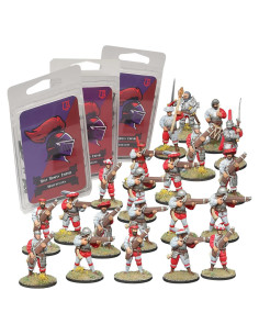 Miniaturas Medievales 28mm Ludus Bellum - Infantería Alemana