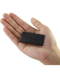 Bases de Modelo Rectangulares Evemodel Plástico Negro 30x60mm 20pzs 2