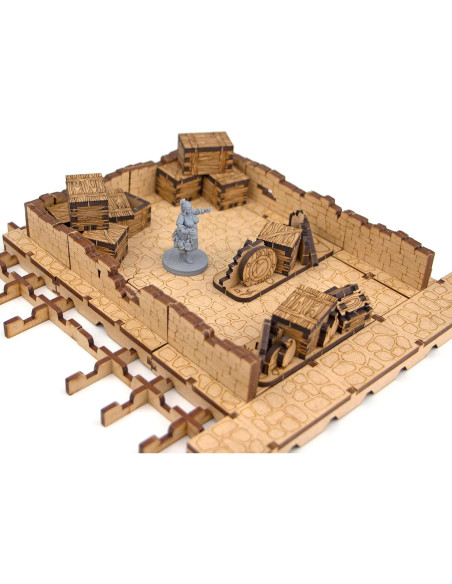 Terreno Modular TowerRex DND 28mm - Cofres y Barricadas