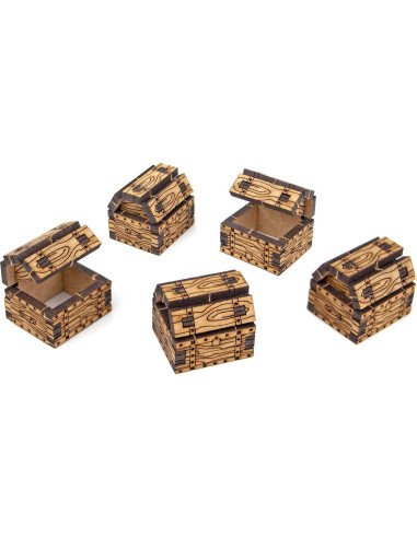 Terreno Modular TowerRex DND 28mm - Cofres y Barricadas