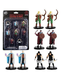 8 Figuras Miniatura de Bandido Fantasía - Monster Protectors 2
