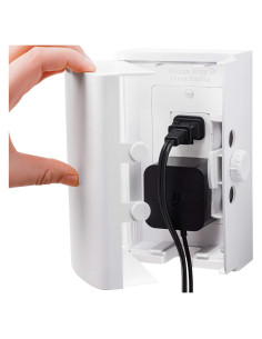 Caja de Seguridad para Enchufes Bebés Doble Bloqueo 2 Pzas