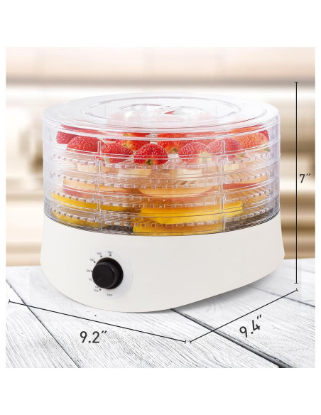 Deshidratador de Alimentos Commercial Chef 280W 5 Estantes