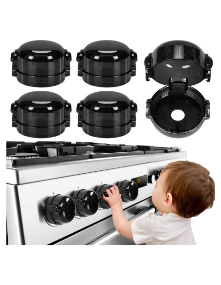 Cubiertas de Seguridad para Perillas de Estufa XNGPALM, 5 Pzas