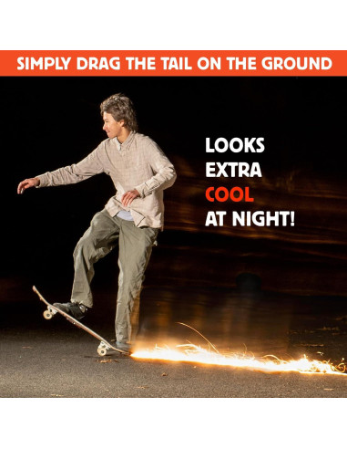 Placa de Chispas Tail Devil para Skateboard - Negro