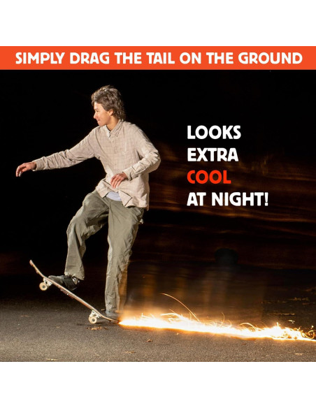 Placa de Chispas Tail Devil para Skateboard - Negro