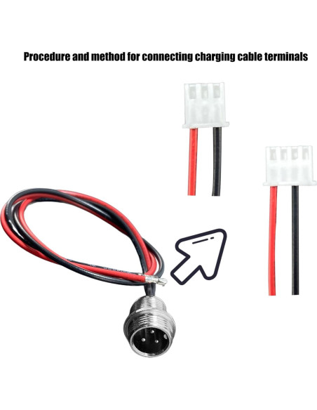 Puerto de Carga FEC tech GLDYTIMES 3 Pines para Hoverboard