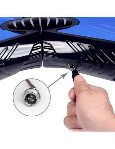 Puerto de Carga FEC tech GLDYTIMES 3 Pines para Hoverboard