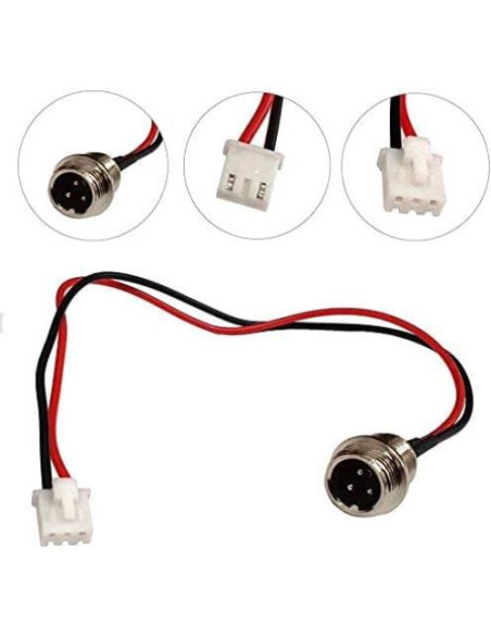 Puerto de Carga FEC tech GLDYTIMES 3 Pines para Hoverboard