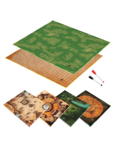 Mapa Plegable DND CZYY 70x60 cm Borrable para RPGs
