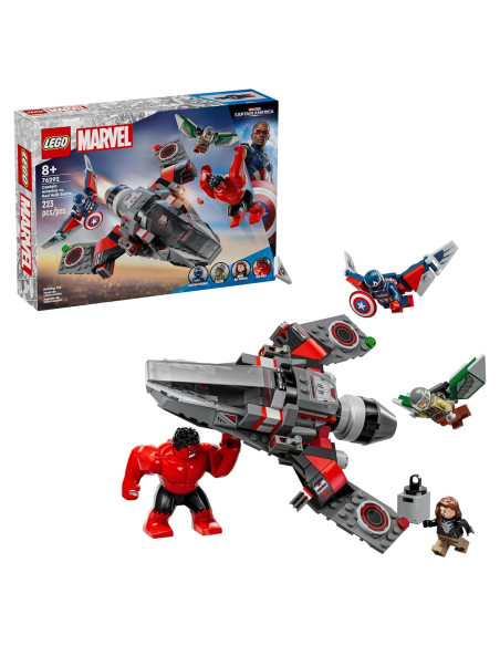 LEGO Marvel Capitán América vs Hulk Rojo - Set 76292