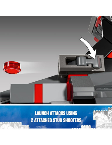 LEGO Marvel Capitán América vs Hulk Rojo - Set 76292