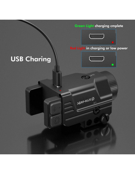 Combo Luz Láser 600 Lúmenes Taurus G2c G3C Verde