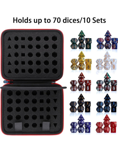 Estuche DND Baval Rectangular con Espuma para Dados