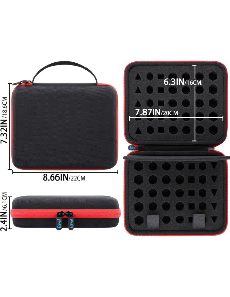 Estuche DND Baval Rectangular con Espuma para Dados