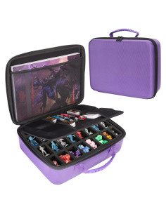 Estuche de Dados DND Mumlicha 33x24cm Púrpura