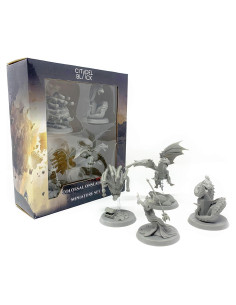 Conjunto de Miniaturas Colosales Citadel Black - 4 Minis 50mm