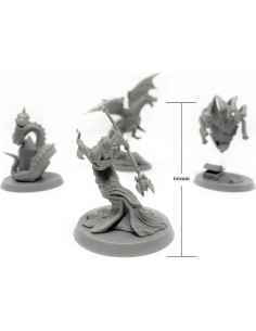 Conjunto de Miniaturas Colosales Citadel Black - 4 Minis 50mm 2