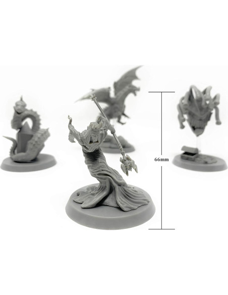 Conjunto de Miniaturas Colosales Citadel Black - 4 Minis 50mm