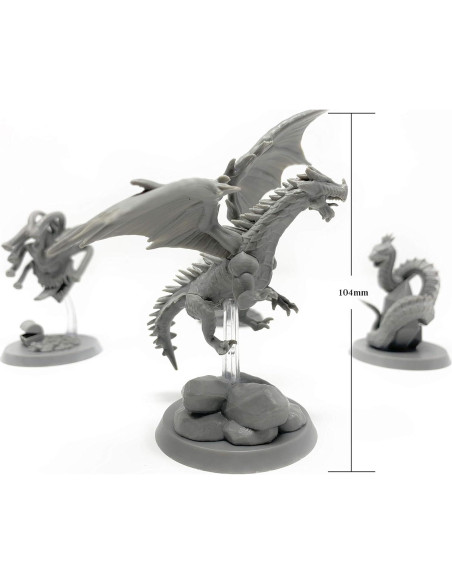 Conjunto de Miniaturas Colosales Citadel Black - 4 Minis 50mm