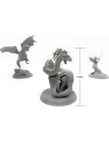 Conjunto de Miniaturas Colosales Citadel Black - 4 Minis 50mm