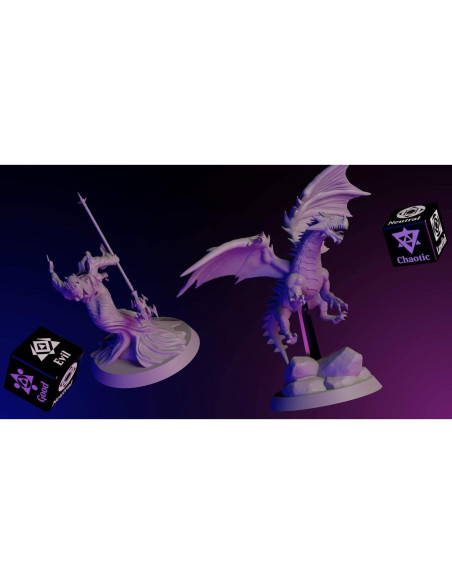 Conjunto de Miniaturas Colosales Citadel Black - 4 Minis 50mm