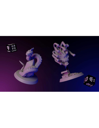 Conjunto de Miniaturas Colosales Citadel Black - 4 Minis 50mm