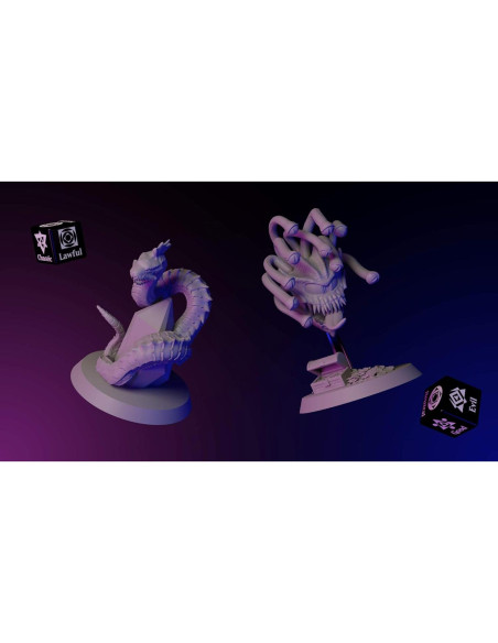 Conjunto de Miniaturas Colosales Citadel Black - 4 Minis 50mm