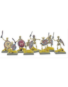 Guerreros Esqueléticos Warlord Games 28 mm Miniaturas RPG 2