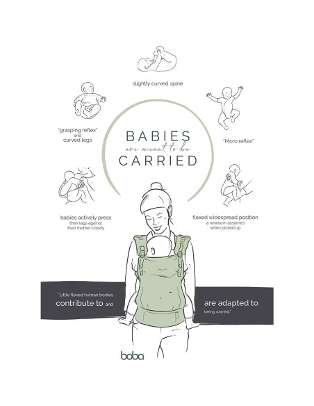 Boba X Portabebés - Ajustable para Bebés 3-20 kg - Llamado de las Montañas