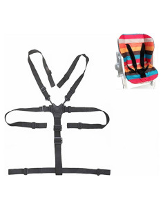 Cinturón de Seguridad Kocpudu 5 Puntos para Silla Alta