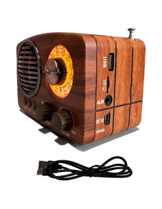 Radio Retro YAGEKING M-1161BT Bluetooth FM AM SW Portátil